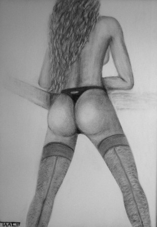 "Lady of the don" 70x100cm,  op doek